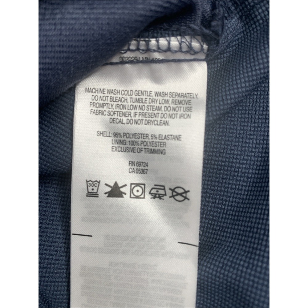 Columbia Women's Rain Jacket Size M Navy Blue Zip Up Waterproof - Picture 9 of 9
